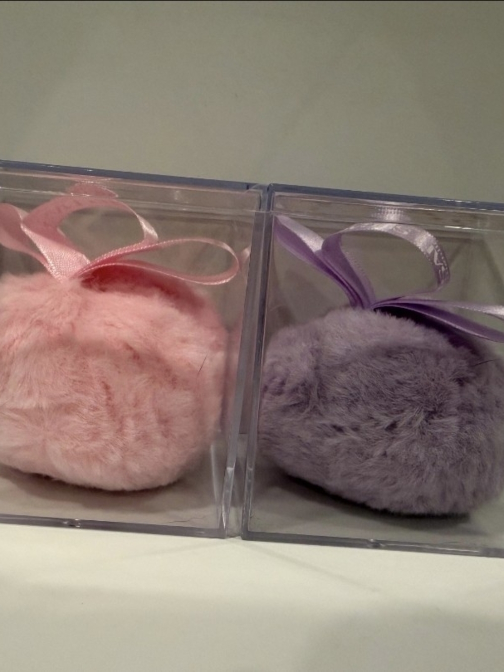 Pink & Lavender Shimmer Body Puffs